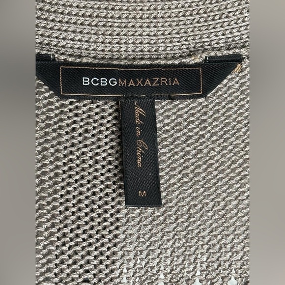 BCBGMaxAzria Kiril Drop Needle Button Cardigan Effortless Elegance & Style - Picture 3 of 5